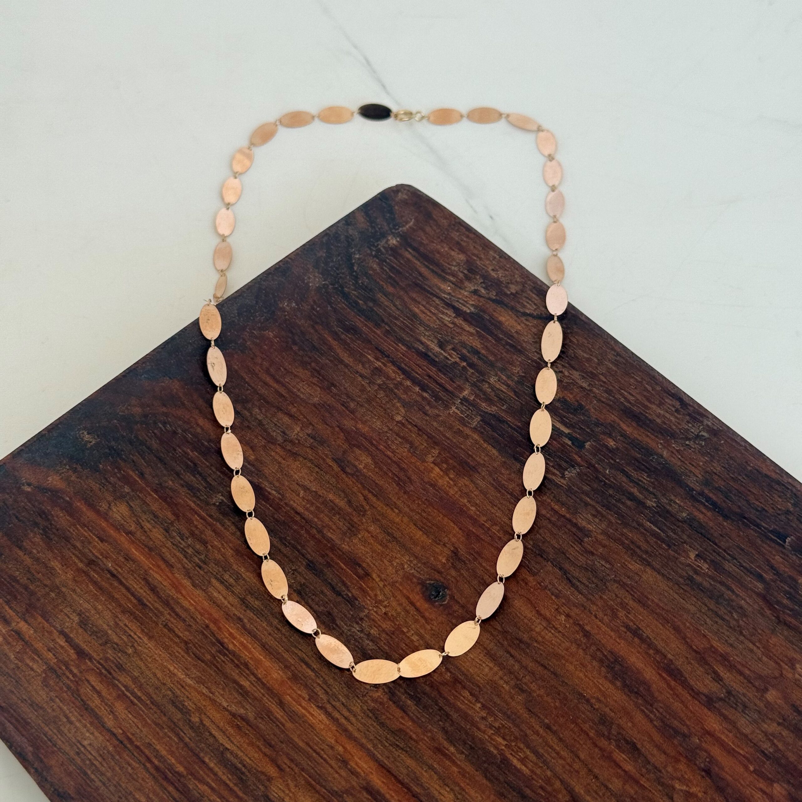 IMG_5997 گردنبند لوکس آیینه ای بیضی - Image 1