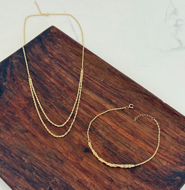 دستبند طنابی دو رج - Image 3