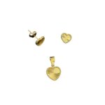 نیمست طلا قلب تراش