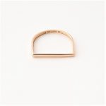 انگشتر طلا خطی ساده