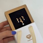 نیمست طلا برگ مرواریدی