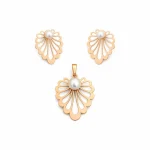 نیمست طلا برگ انجیری مرواریدی