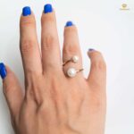 انگشتر طلا مروارید - Image 2
