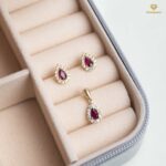 نیمست طرح جواهر قرمز