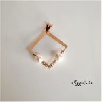 پلاک طلا مروارید البرنادو مربع - Image 3