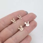 گوشواره میخی خرگوش