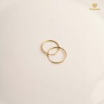 گوشواره طلا حلقه ای 2 سانت