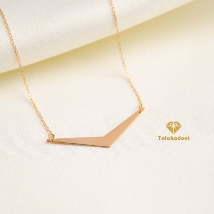 گردنبند طلا طرح v
