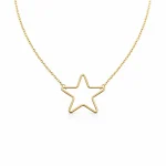 گردنبند طلا مفتول ستاره