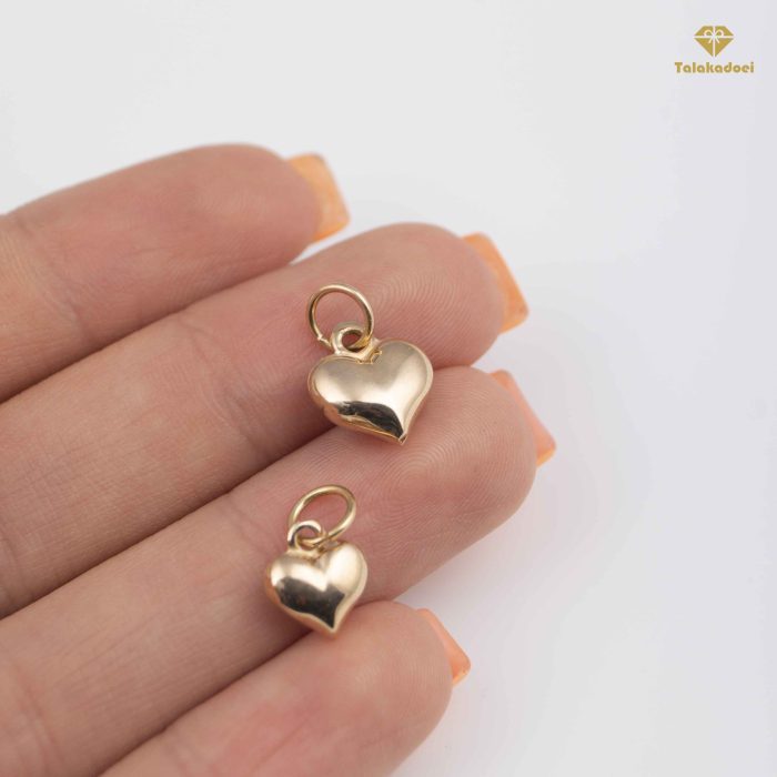 پلاک طلا قلب دامله - Image 2