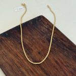 زنجیر طلا ماری 3 میل