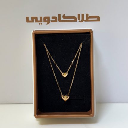 گردنبند قلب سه بعدی فانتزی