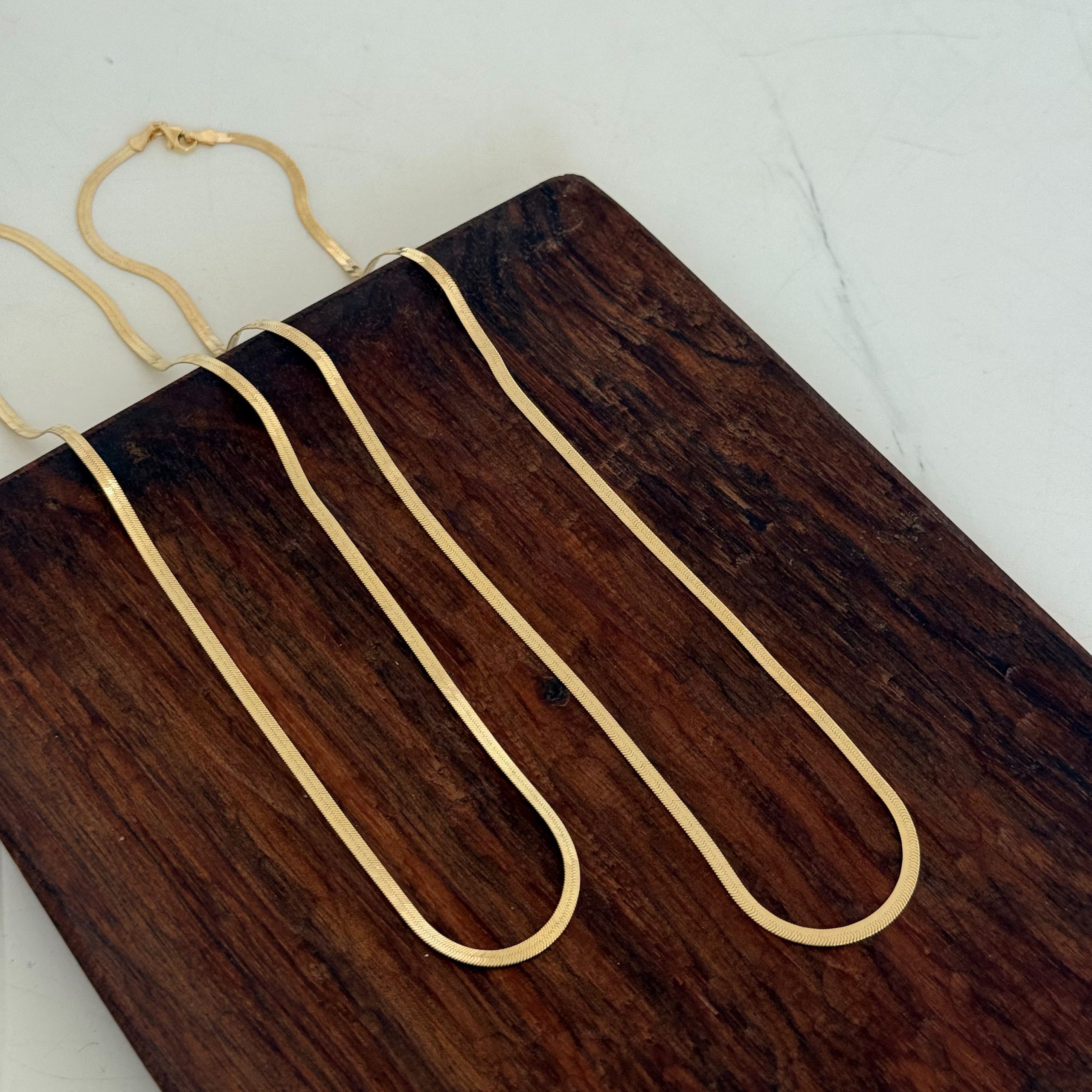 IMG_2943 زنجیر هرینگبون 3 میل - Image 1