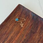 سنجاق طلا چشم نظر پسر