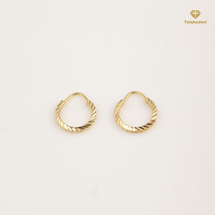 گوشواره حلقه ای تراش