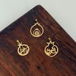 پلاک طلا انار لیزری