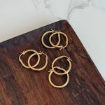 گوشواره حلقه ای لوکس کد 800