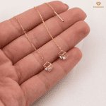 گوشواره بخیه ای مکعب - Image 2