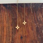 گوشواره بخیه ای لویی ویتون