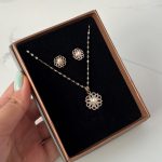 نیمست طلا گل مرواریدی کد 210