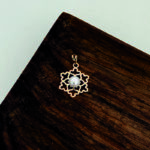 پلاک طلا دونه برف مرواریدی