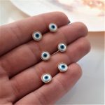 گوشواره میخی چشم نظر