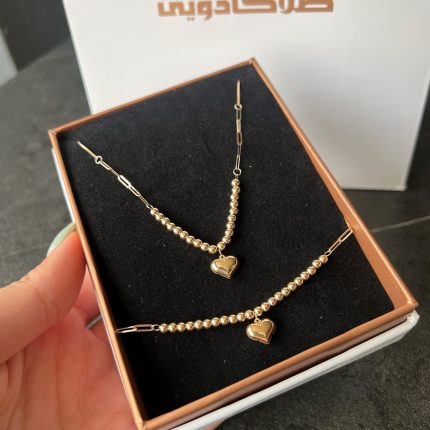 گردنبند هرمس گوی و قلب