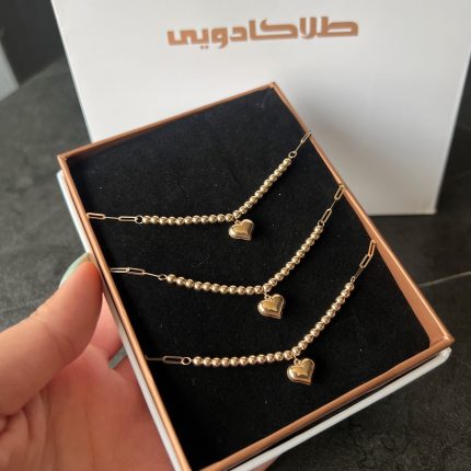 دستبند هرمس گوی و قلب