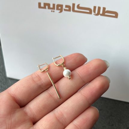 گوشواره روکو مروارید خط مستطیل