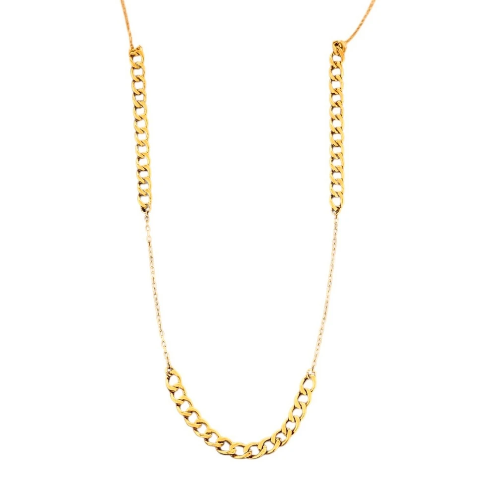 Photoroom_20251206_174913 (Copy) گردنبند طلا کارتی زنجیری - Image 1