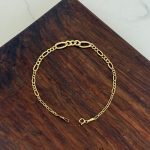 دستبند طلا فیگارو کونیک