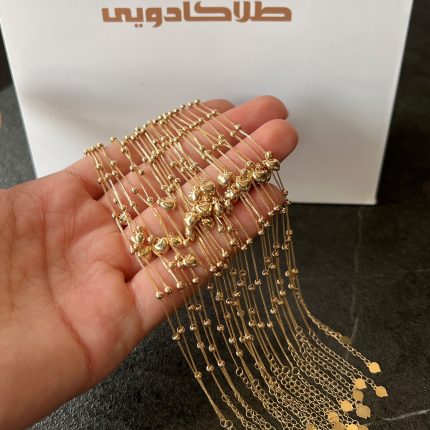 دستبند گوی و قلب دامله کد 450