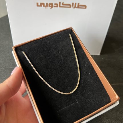 زنجیر طلا میرو دو رنگ