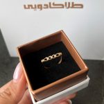 انگشتر مینیمال خطی کارتی