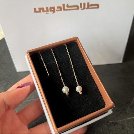 گوشواره بخیه ای مروارید البرنادو