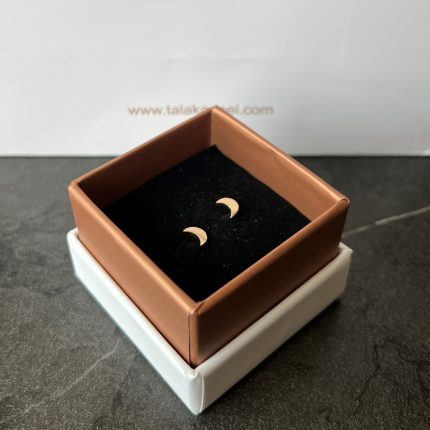 گوشواره میخی ماه لیزری