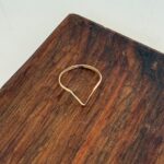 انگشتر طلا مینیمال هندسی کد 306