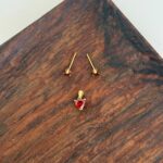 نیمست طلا قلب سنگی