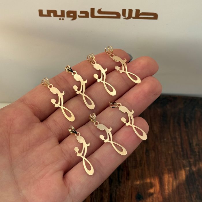 پلاک طلا مادر و فرزند مینیمال - Image 2