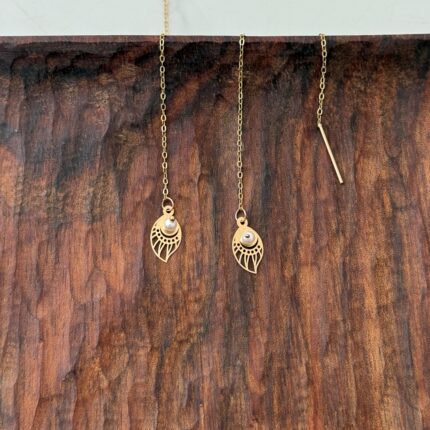 گوشواره بخیه ای مروارید کد 7005