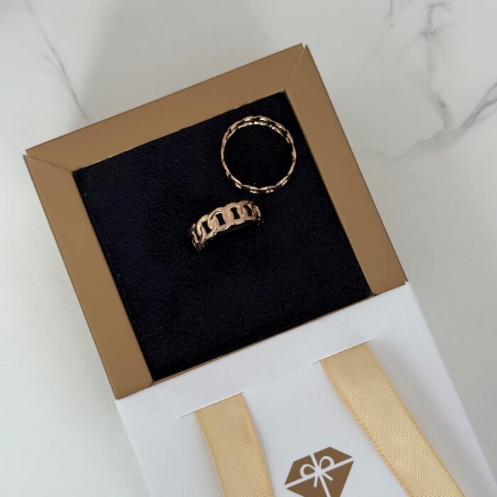 انگشتر طلا کارتی - Image 2