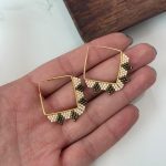 گوشواره مربع میوکی کد020