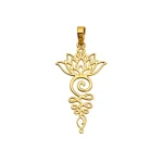 پلاک طلا لوتوس