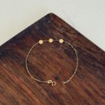 دستبند طلا زنجیری سه دایره
