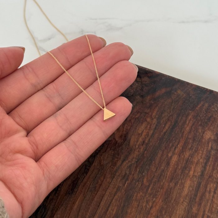 گردنبند سه بعدی مثلث کد 52 - Image 2