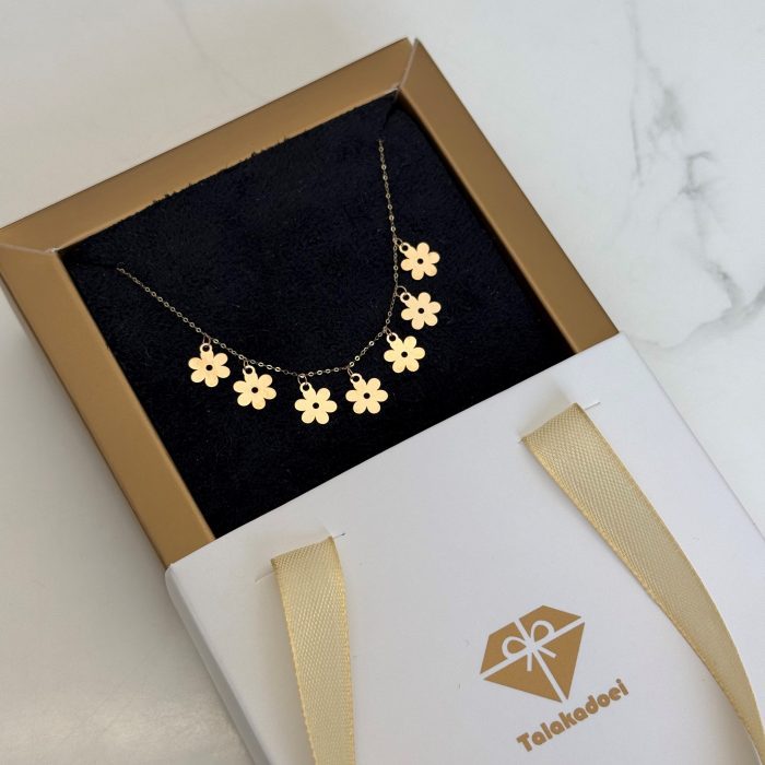 گردنبند گل سکه ای کد 751 - Image 3