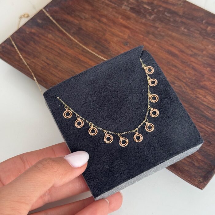 گردنبند سکه ای دایره - Image 3