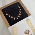 گردنبند سکه ای بیضی