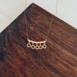 گردنبند لبخند سکه ای دایره کد 803