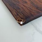 انگشتر مینیمال مروارید کد 603